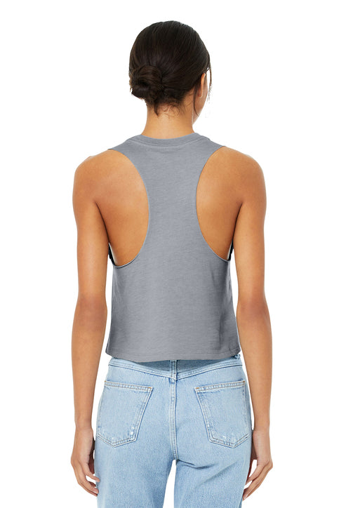 Women's racerback crop tank