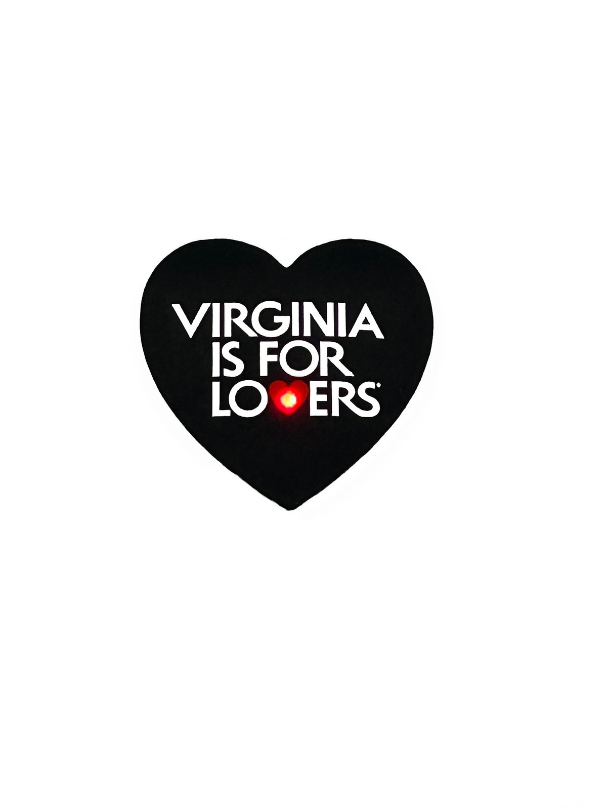 Blinking Heart Pin, Pack of 25