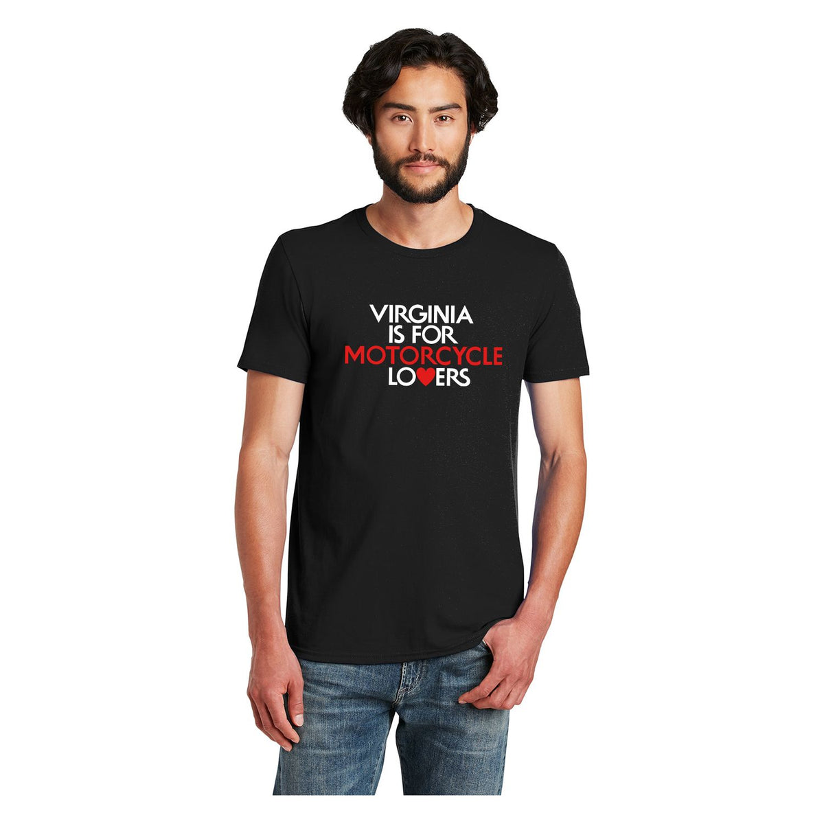 Motorcycle Lovers Black T-shirt