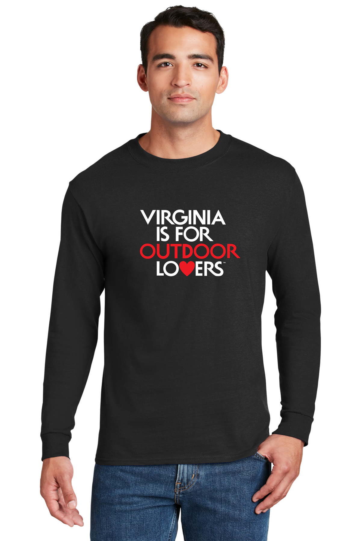 Outdoor Lovers Black Long Sleeve T-Shirt