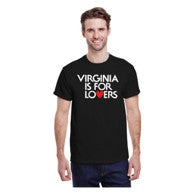 Virginia is for Lovers T-shirt, Black