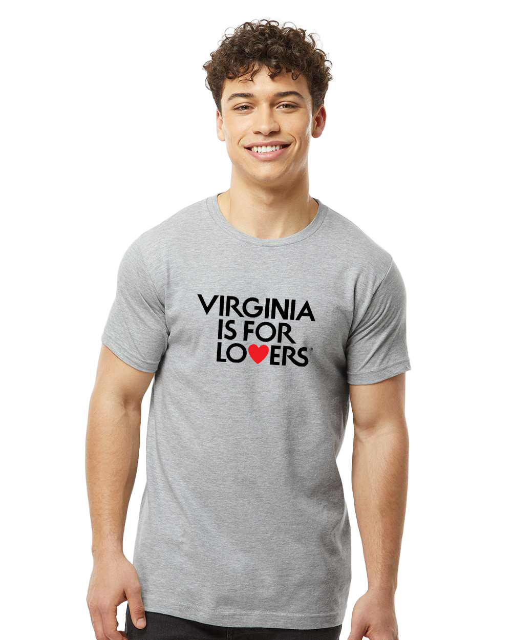 Virginia is for Lovers T-shirt, Grey Heather