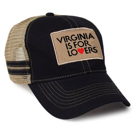 Trucker Hat, Black/Tan